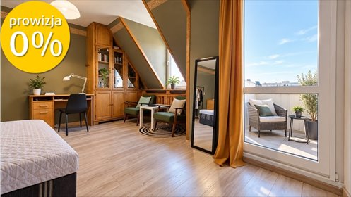 Polecam 4-pokojowe 90 m² mieszkanie z balkonem i widokiem mieszkanie Wrocław, pl. gen. Józefa Bema