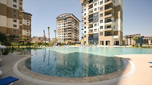 Nowoczesny 2-pokojowy apartament z widokiem na morze mieszkanie Avsallar, Avsallar, Alanya, Antalya