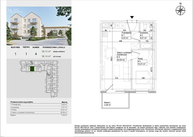 mieszkanie na sprzedaż 38m2 mieszkanie Osielsko, Aleja Adama Mickiewicza