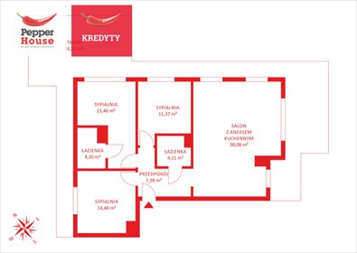 mieszkanie na sprzedaż 96m2 mieszkanie Gdańsk, Brzeźno, Bogumiła Kobieli