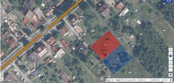 Sprzedam dwie działki budowlane 1890 m² w Dolicach działka Dolice, Pyrzycka