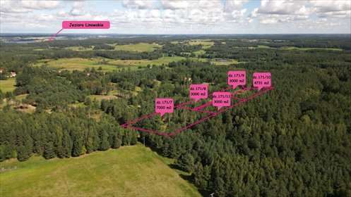 działka na sprzedaż 20999m2 działka Kaborno