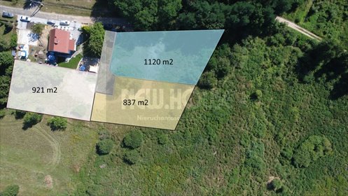 3 działki budowlane 837 m² w Szczecinie, blisko Puszczy. działka Szczecin, Jezierzyce