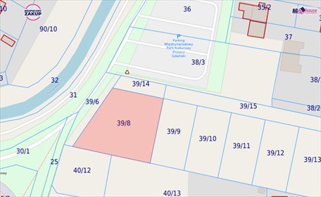 Działka 1439 m² w centrum Pruszcza Gdańskiego z MPZP działka Pruszcz Gdański, Grunwaldzka