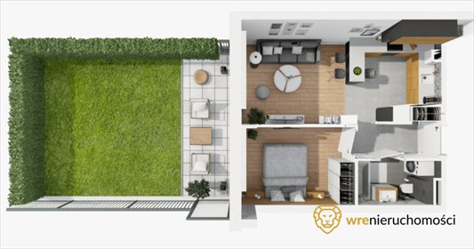 mieszkanie na sprzedaż 41m2 mieszkanie Wrocław, Księże Wielkie, Blizanowicka