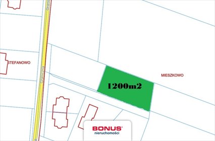 Na sprzedaż działka 1200 m² w Mieszkowie z lasem i mediami działka Mieszkowo, Graniczna