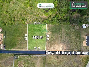 Działka budowlana 1156 m² w Aleksandrii – cicha okolica działka Aleksandria