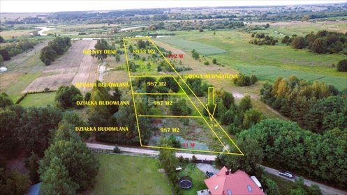 działka na sprzedaż 989m2 działka Czarnów