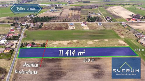 Działka budowlana na sprzedaż Wrzosy 11 414m2 Foto 3