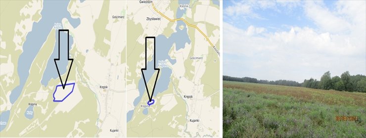 działka na sprzedaż 172805m2 działka Krępsk