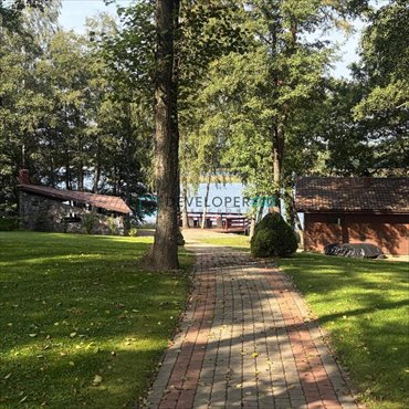 Działka 6000 m2 z domem nad jeziorem Gaładuś - prywatna linia brzegowa działka Krasnogruda