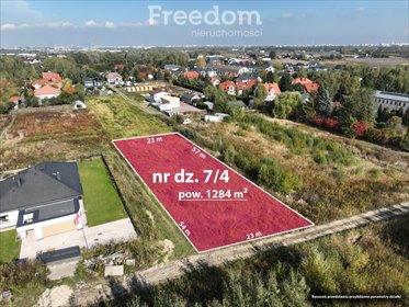 Działka 1284 m² pod zabudowę jednorodzinną w Dawidach Bankowych. działka Dawidy Bankowe, Elekcyjna