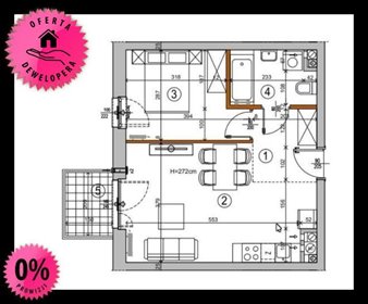 Nowe 2-pokojowe mieszkanie 38,63 m² w Rembertowie polecam mieszkanie Warszawa, Rembertów, Nowy Rembertów, Chełmżyńska