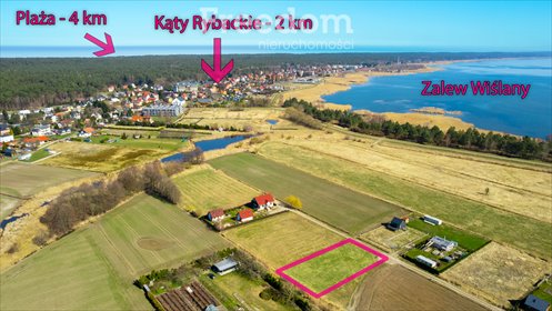 Działka 1178 m2 z funkcją mieszkaniowo-usługową działka Kąty Rybackie