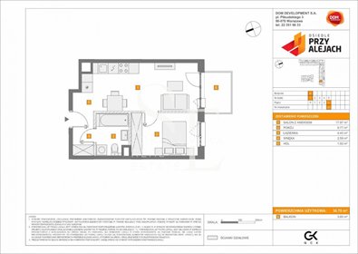 mieszkanie na sprzedaż 37m2 mieszkanie Warszawa, Ochota, Aleje Jerozolimskie
