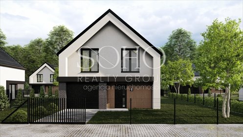 Do sprzedania nowoczesny dom 150 m² z garażem i pompą ciepła dom Michałowice