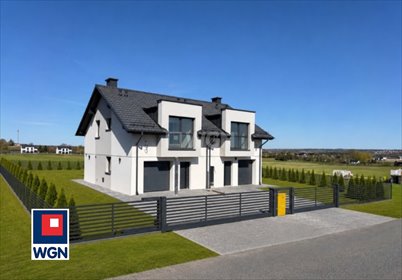 Widok z najwyższego wzniesienia Glincza – bliźniak 112 m2 z działką 577 m2 dom Glincz, Na wzgórzu, Grabowa