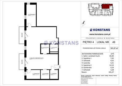 mieszkanie na sprzedaż 101m2 mieszkanie Gliniak, Stankowizna