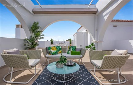 Nowoczesne mieszkanie z ogrodem lub solarium w Ciudad Quesada mieszkanie Ciudad Quesada