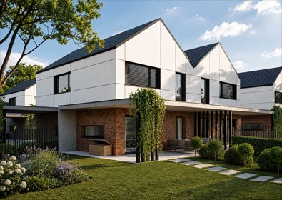 Sprzedam nowoczesny bliźniak 111 m² z ogrodem i tarasem mieszkanie Rząska, Cicha 1, Cicha