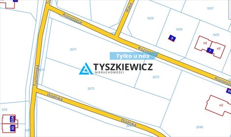 działka na sprzedaż 5454m2 działka Banino, Tuchomska
