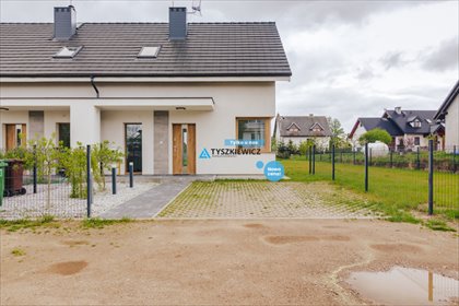 Nowoczesny bliźniak 83 m² z ogrodem i parkingiem dom Szklana