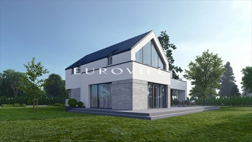 Nowoczesny dom 247m2 na zamkniętym osiedlu Wilanów. dom Warszawa, Wilanów Zawady