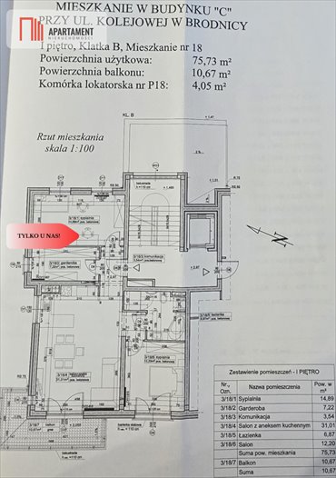 mieszkanie na sprzedaż 86m2 mieszkanie Brodnica