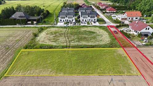 działka na sprzedaż 1063m2 działka Błonie, Leśna