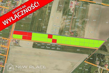 działka na sprzedaż 1003m2 działka Brzezina, Lawendowa