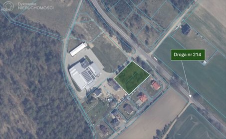 Do sprzedania działka przemysłowa 1026 m² z infrastrukturą działka Bukowina