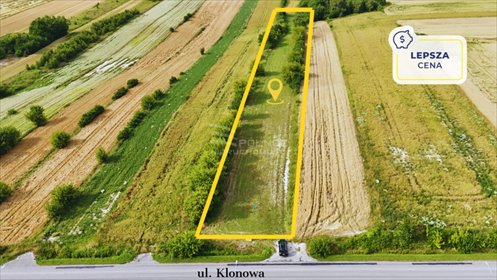 działka na sprzedaż 5484m2 działka Majdan Górny, Klonowa