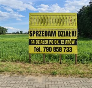 działka na sprzedaż 1200m2 działka Białcz