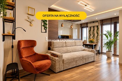 Ekskluzywny 42m² apartament z balkonem, w pełni wyposażony. mieszkanie Kraków, Dębniki, Zakrzówek, Pychowicka