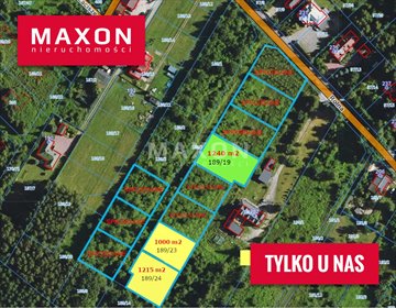 działka na sprzedaż 1240m2 działka Kajetany