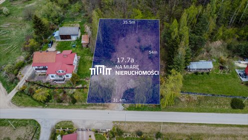 Działka 17,7 ar z warunkami zabudowy i mediami działka Lalin