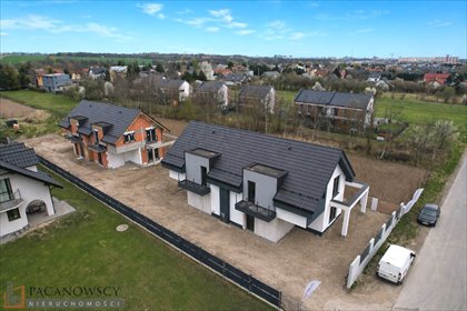 Nowoczesny dom bliźniak 154m2 z balkonem i tarasem dom Zielonki