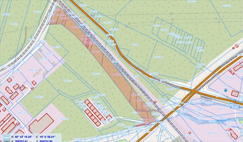 działka na sprzedaż 18588m2 działka Mysłowice, Obrzeżna Północna