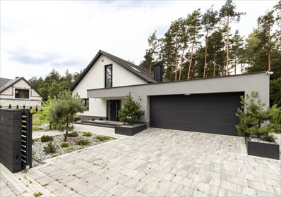 Elegancki dom 234 m² z panoramicznymi oknami i garażem dom Grodzisk Mazowiecki