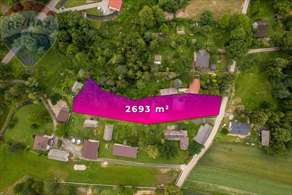 Działka budowlana 27 arów z potencjałem inwestycyjnym działka Poręba Dzierżna