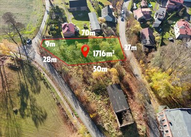 działka na sprzedaż 1718m2 działka Mikołów, Mokre, Zamkowa