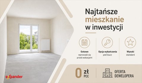 Kawalerka 28,7 m² z funkcjonalnym układem, bez PCC mieszkanie Poznań, Jasielska