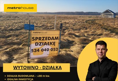 działka na sprzedaż 1001m2 działka Wytowno, Zielona