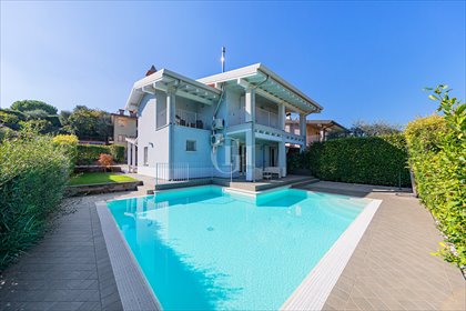 Na sprzedaż nowoczesna willa z basenem i panoramicznym widokiem dom Polpenazze del Garda