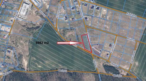 działka na sprzedaż 3982m2 działka Radziszewo