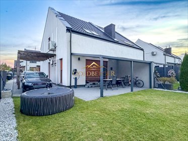 Nowoczesny dom 105 m² z ogrodem, fotowoltaiką - polecam! dom Kamionki, Jęczmienna