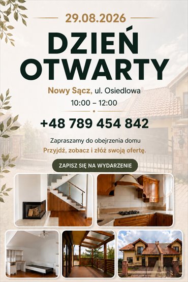 dom na sprzedaż 180m2 dom Nowy Sącz, Osiedlowa