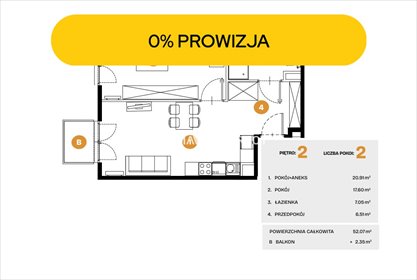 Na sprzedaż nowoczesne 2-pokojowe mieszkanie z ogródkiem i tarasem mieszkanie Kraków, Bronowice, Bronowice, Na Błonie