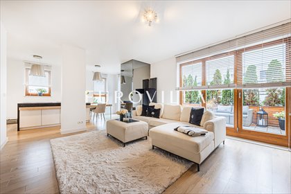 Polecam komfortowy dwupoziomowy apartament 97 m² z tarasem i ogrodem mieszkanie Warszawa, Mokotów, Obrzeżna