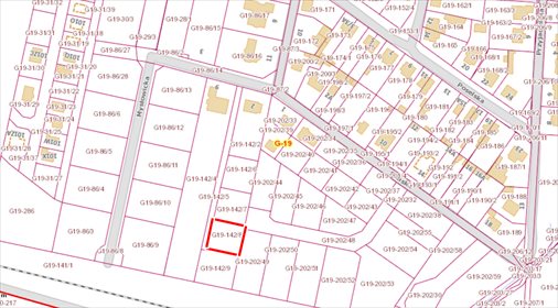 działka na sprzedaż 811m2 działka Łódź, Górna, Młynek, Mysłowicka